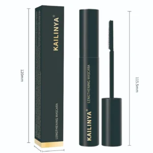 Waterproof Mascara Eyelash Primer for Long-Lasting Volume and Curl, Smudge-Proof Natural Black